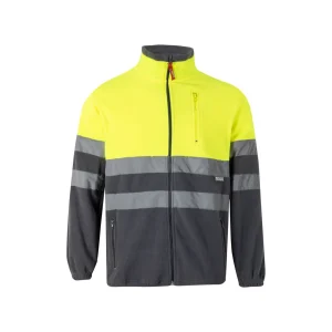 Chaqueta polar bicolor de alta visibilidad Velilla 183