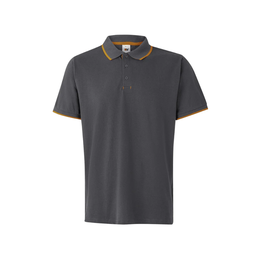 Polo bicolor raya manga corta Velilla 105505 - Imagen 5