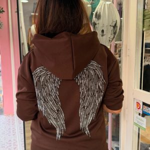 Sudadera Angel Marrón